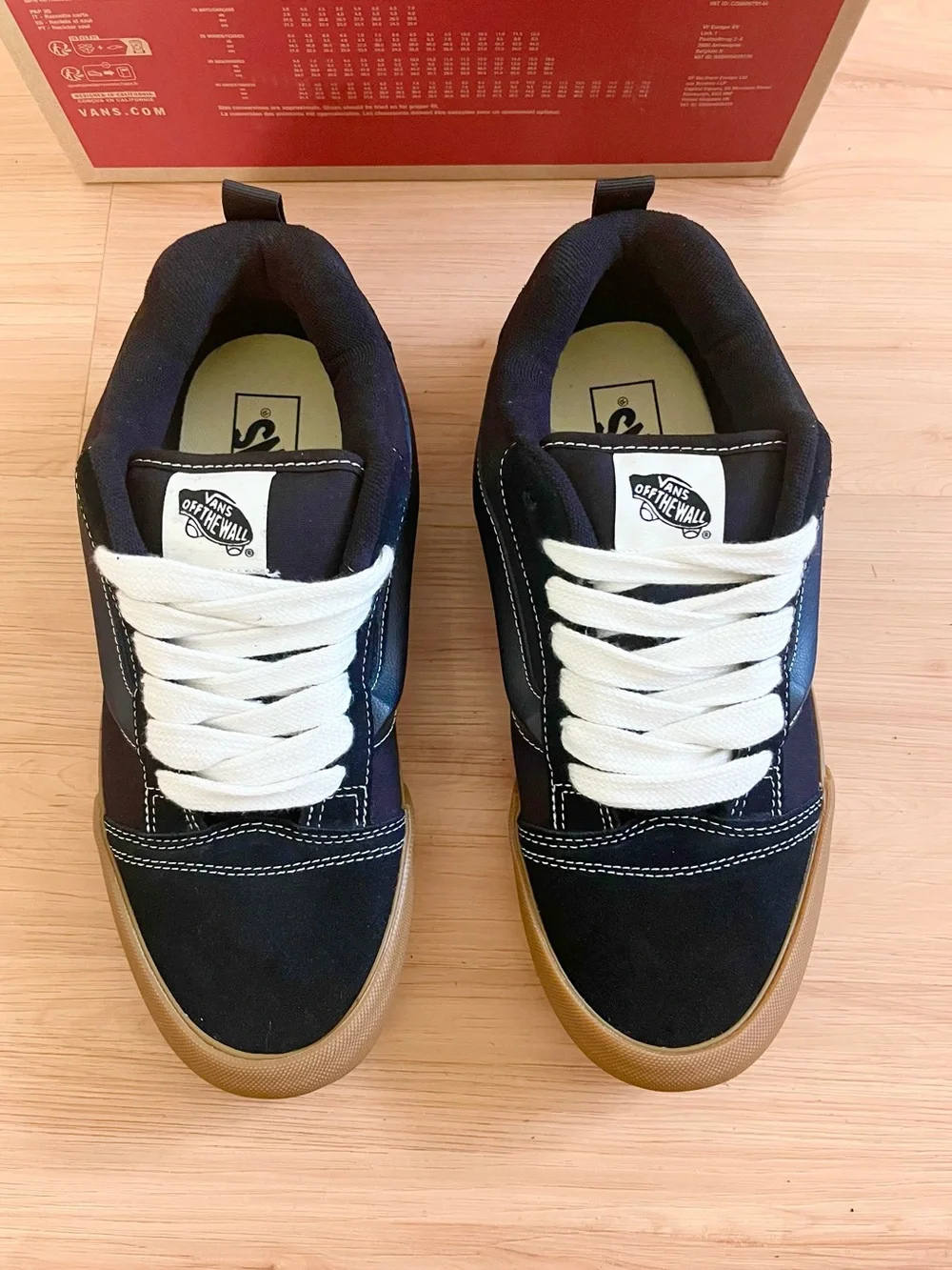 Vans Knu Skool Gum Black Women 10.5 US